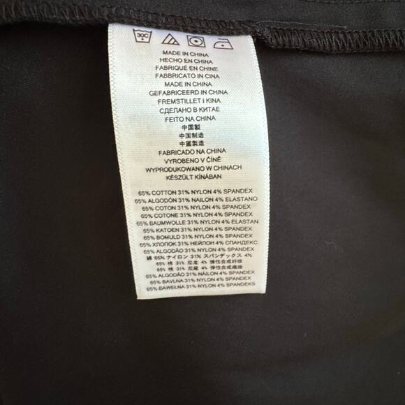 Michael Kors Black Sleeveless Collared Buttondown Pleated Peplum XL NWT - Picture 3 of 5